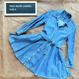 Polo Ralph Lauren Girls Jean Dress